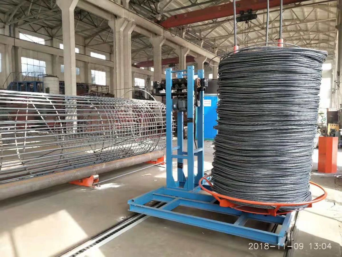 鋼筋籠繞筋機(jī)的主要適用范圍以及其在技術(shù)上的獨(dú)有優(yōu)勢與生產(chǎn)原理